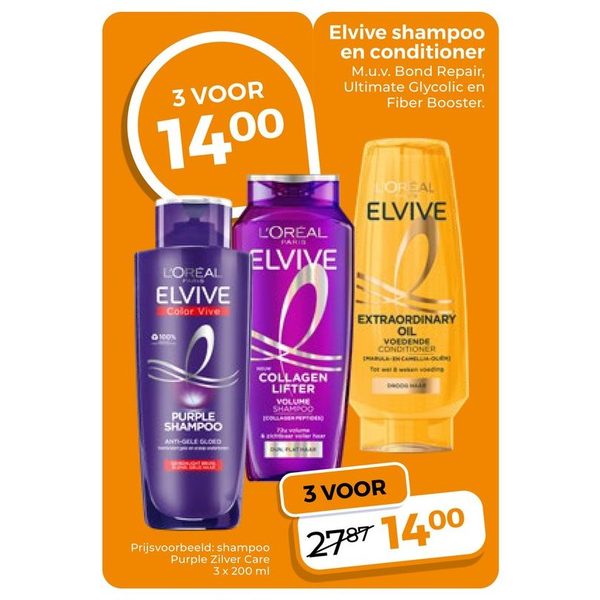 Elvive shampoo en conditioner