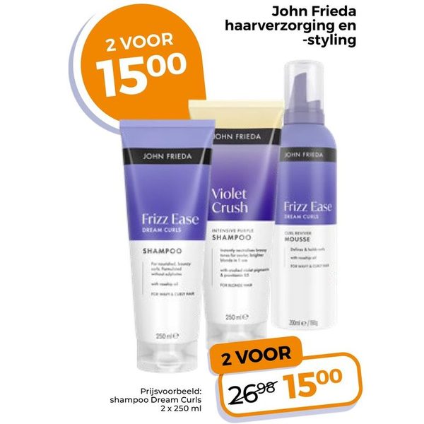 John Frieda haarverzorging en -styling
