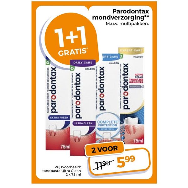 Parodontax mondverzorging