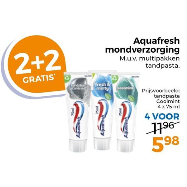 Aquafresh mondverzorging