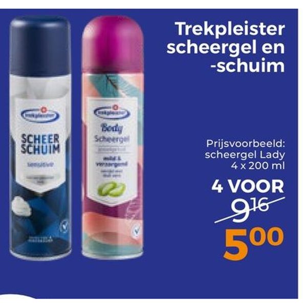 scheergel en -schuim