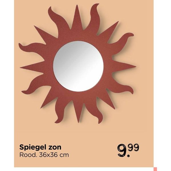Spiegel zon