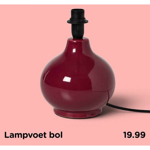 Lampvoet bol