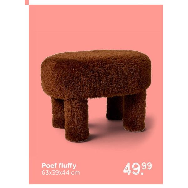 Poef fluffy