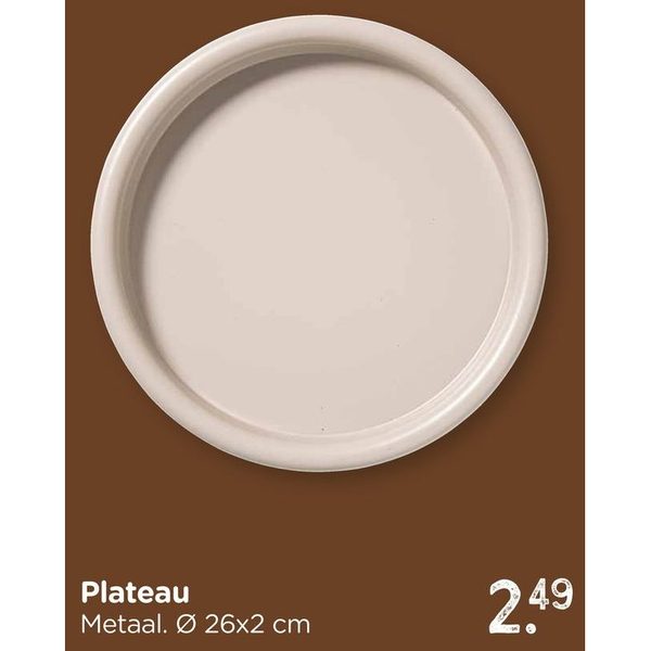 Plateau metaal
