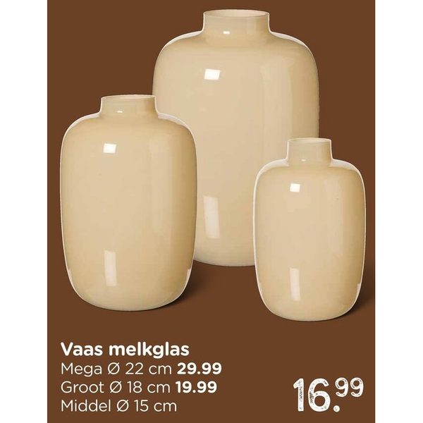 Vaas melkglas