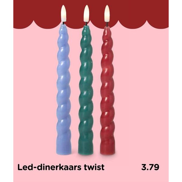 Led-dinerkaars twist