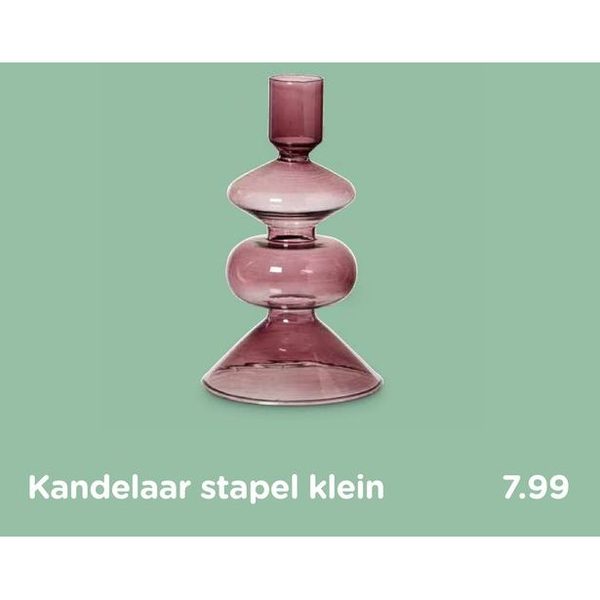 Kandelaar stapel klein