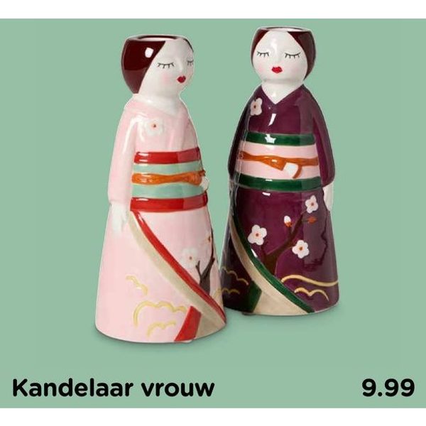 Kandelaar vrouw