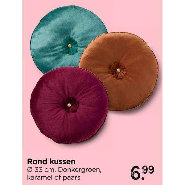 Rond kussen