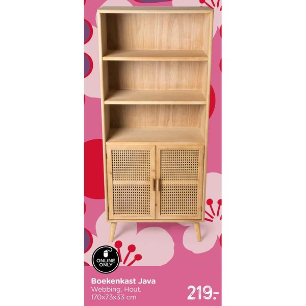 Boekenkast Java