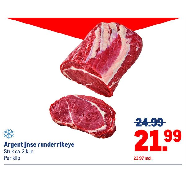 Argentijnse runderribeye