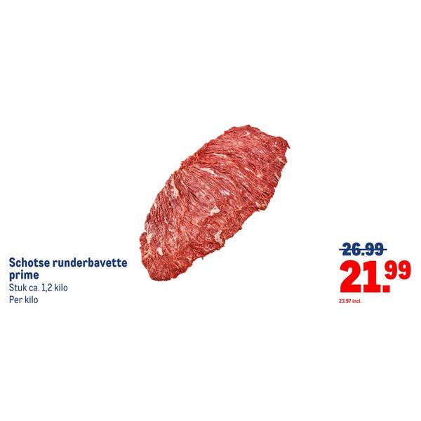 Schotse runderbavette prime