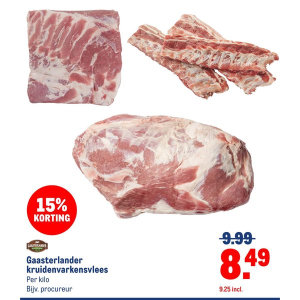Gaasterlander kruidenvarkensvlees