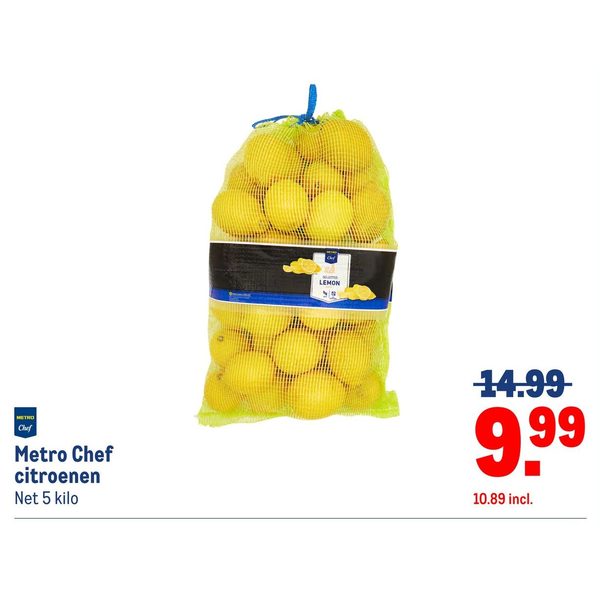 Metro Chef citroenen