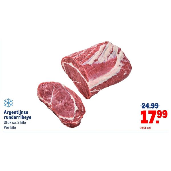 Argentijnse runderribeye