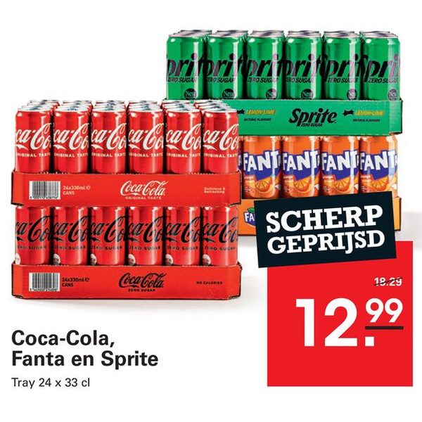 Coca-Cola, Fanta en Sprite