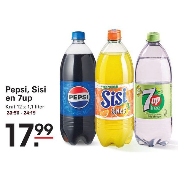 Pepsi, Sisi en 7up