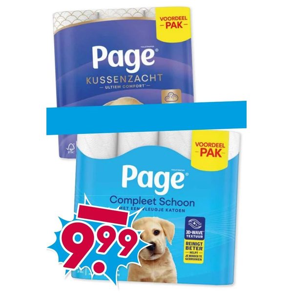 Compleet Schoon toiletpapier