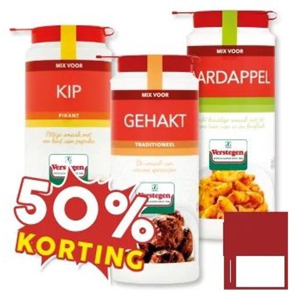Verstegen Mix voor Kip, Gehakt of Aardappel