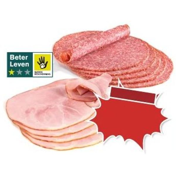 Salami en ham