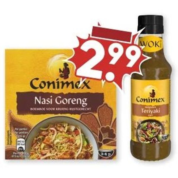 Nasi Goreng boemboe of Woksaus