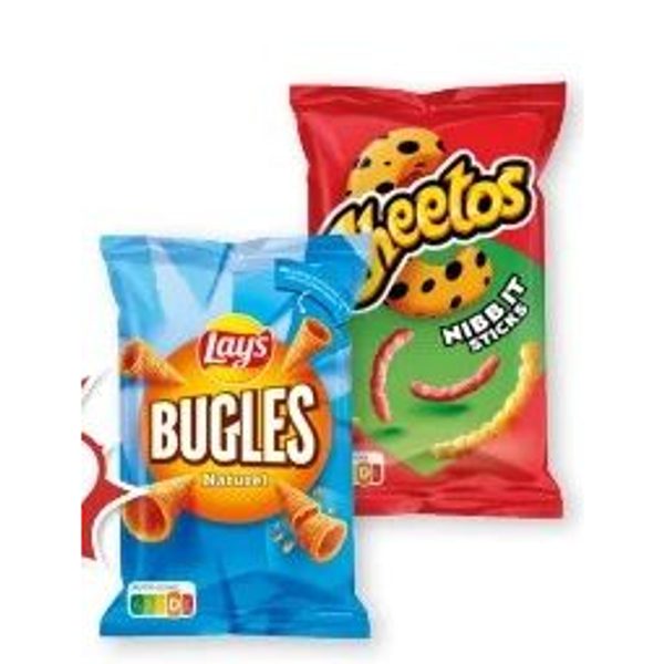 Lay's Bugles en Cheetos