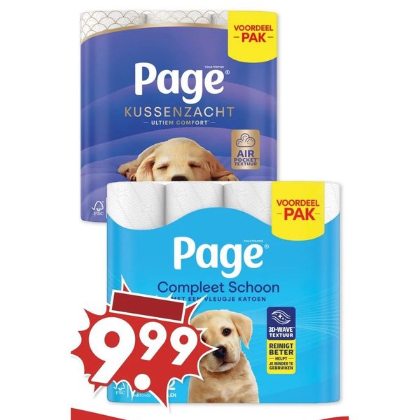 Toiletpapier Kussenzacht / Compleet Schoon