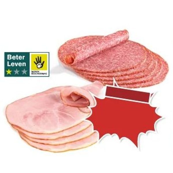 Salami en ham