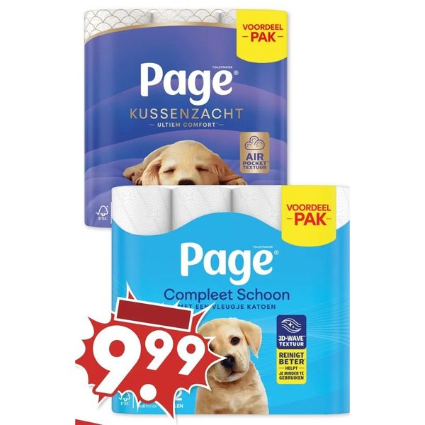 Page Kussenzacht en Compleet Schoon Toiletpapier