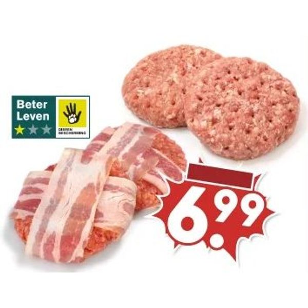 Rundergehakt/Speklapjes