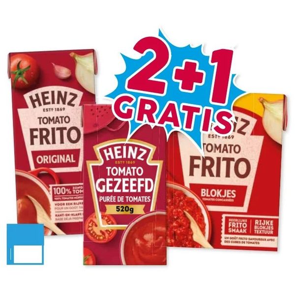 Heinz Tomato Frito / Gezeefd / Blokjes