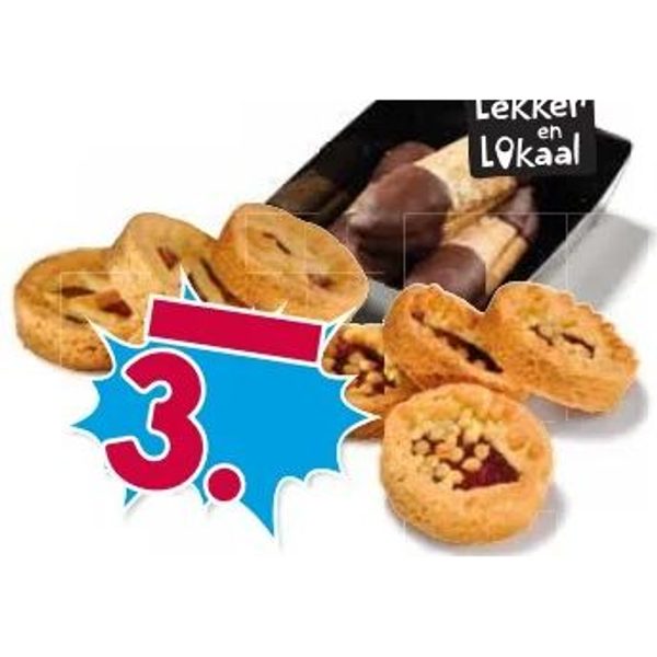 Lekker & Lokaal koekjesassortiment