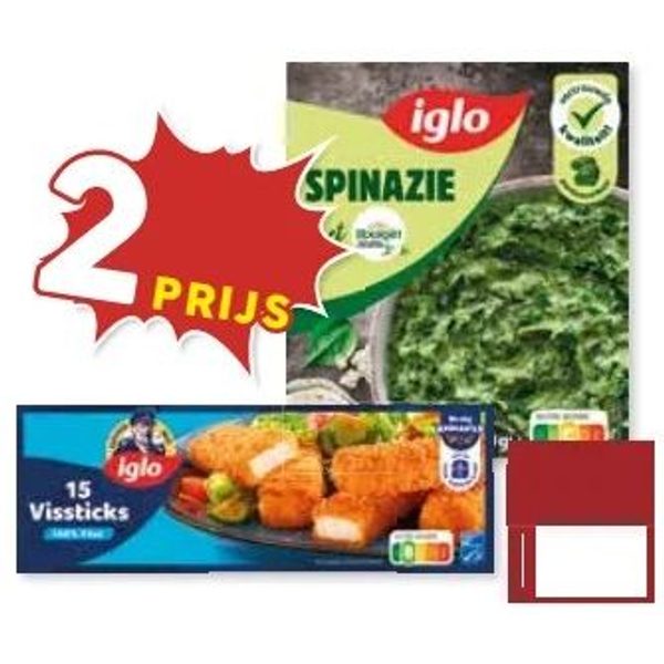 Iglo Spinazie & Vissticks