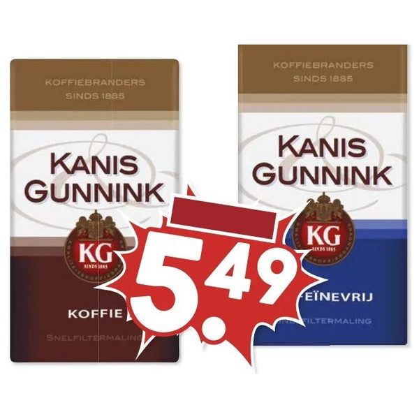 Kanis & Gunnink filterkoffie