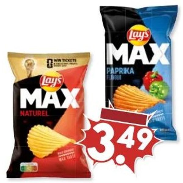 Lay's Max Paprika & Naturel