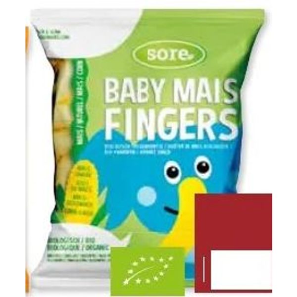 Sore baby mais fingers