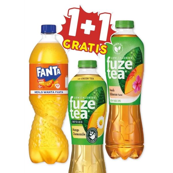 Fanta en Fuze Tea