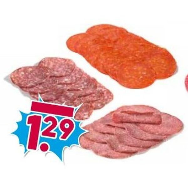 verschillende soorten worst
