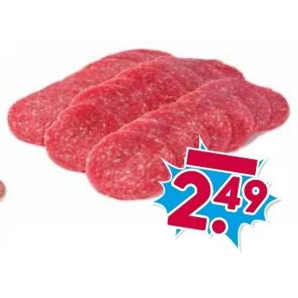 Salami plakken
