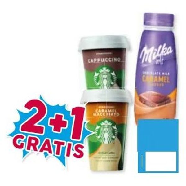Starbucks koffie / Milka chocomelk