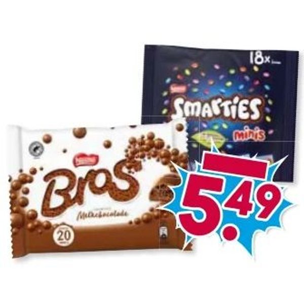 Bros en Smarties