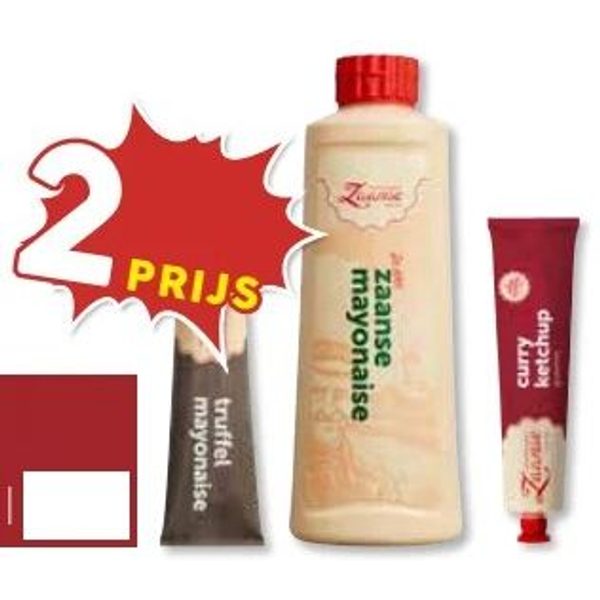Zaanse Mayonaise, Truffelmayonaise of Curry Ketchup