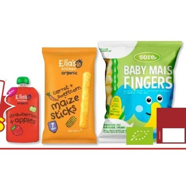 Ella's Kitchen of SORE babyvoeding/snacks