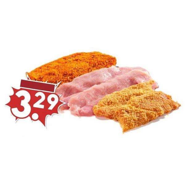 Varkenshaasjes of schnitzels