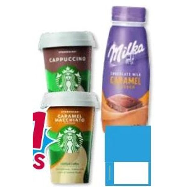 Starbucks & Milka drinks
