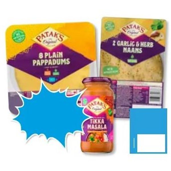 Pappadums en Naans