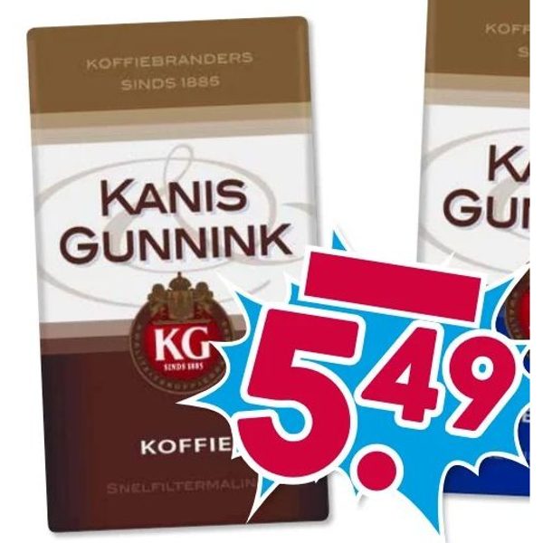 Koffie snelfiltermaling of cafeïnevrij