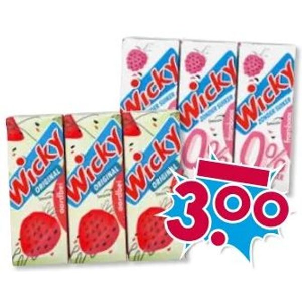 Wicky drinkpakjes