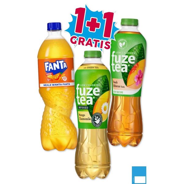 Fanta en Fuze Tea